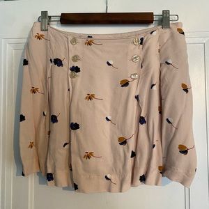 Free People floral print skirt, gently used.